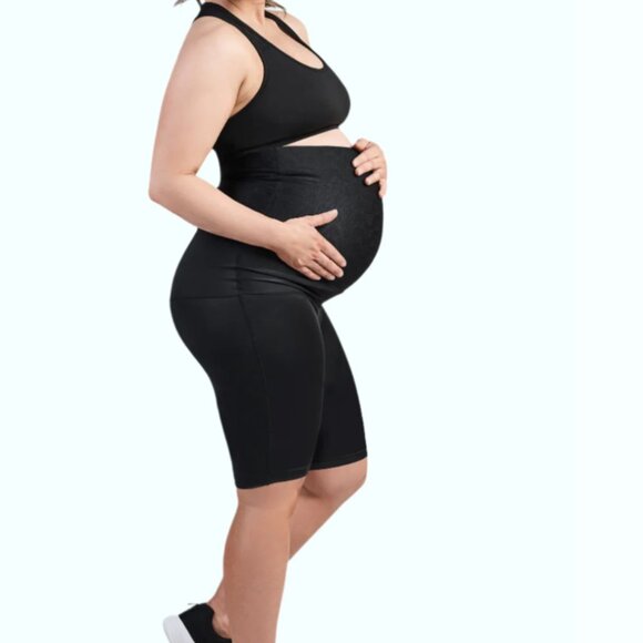SRC Pregnancy Shorts Over the Bump Women's XS Black
